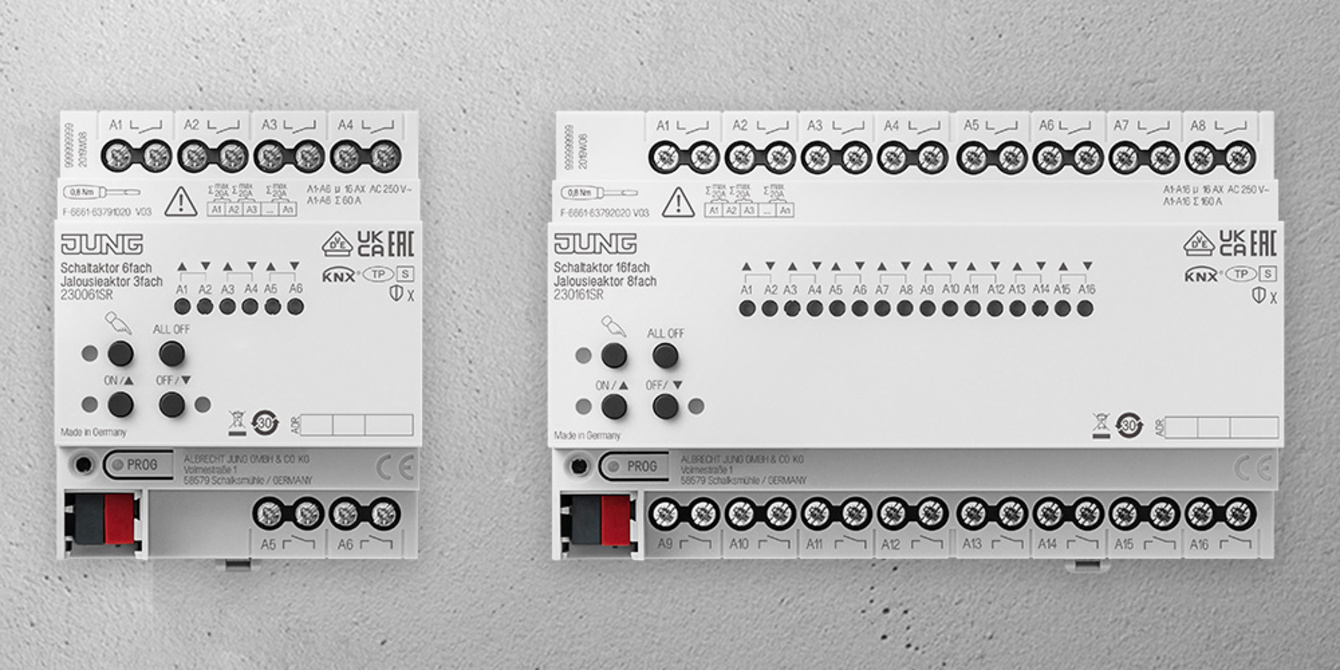 KNX Schalt- und Jalousieaktoren bei Elektro Bischof OHG in Hörselberg-Hainich