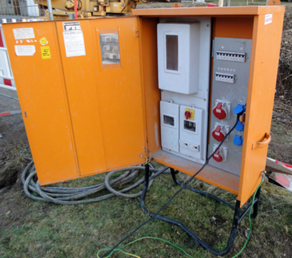 Baustromkasten bei Elektro Bischof OHG in Hörselberg-Hainich