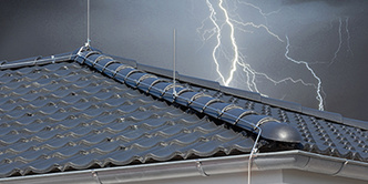Äußerer Blitzschutz bei Elektro Bischof OHG in Hörselberg-Hainich