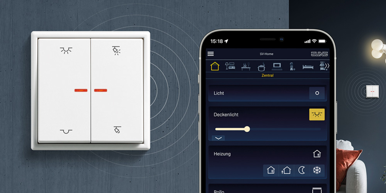 KNX RF Taster bei Elektro Bischof OHG in Hörselberg-Hainich